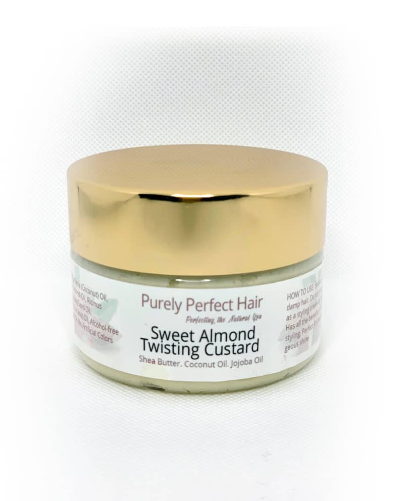 Sweet Almond Twisting Custard (Shea Butter, Coconut Oil, Jojoba Oil)